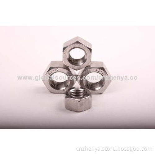 Stainless Steel Hex Nuts, M2-M48, DIN934, DIN439 Marks